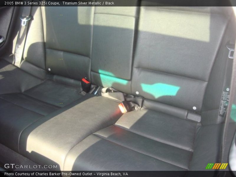 Titanium Silver Metallic / Black 2005 BMW 3 Series 325i Coupe