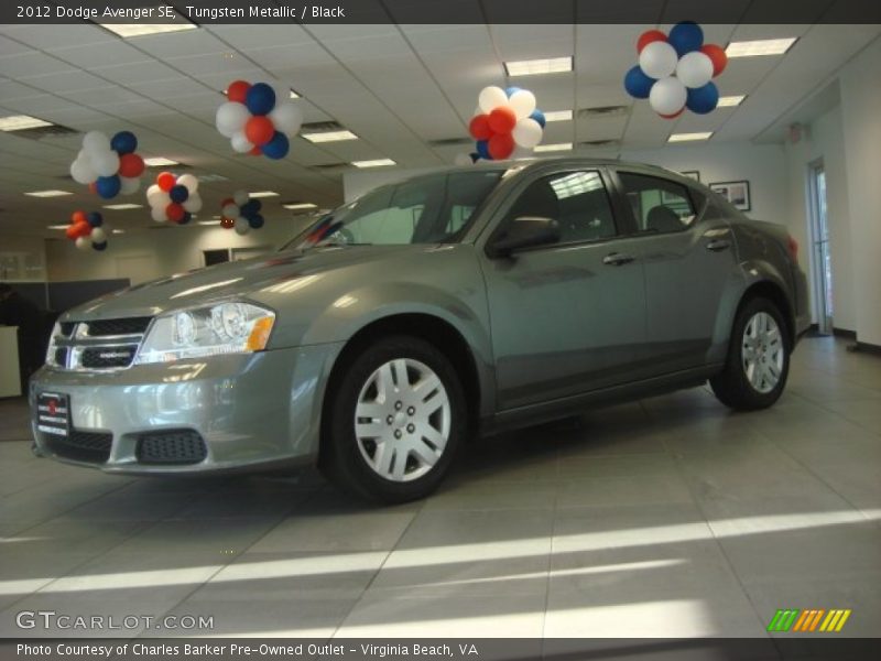 Tungsten Metallic / Black 2012 Dodge Avenger SE