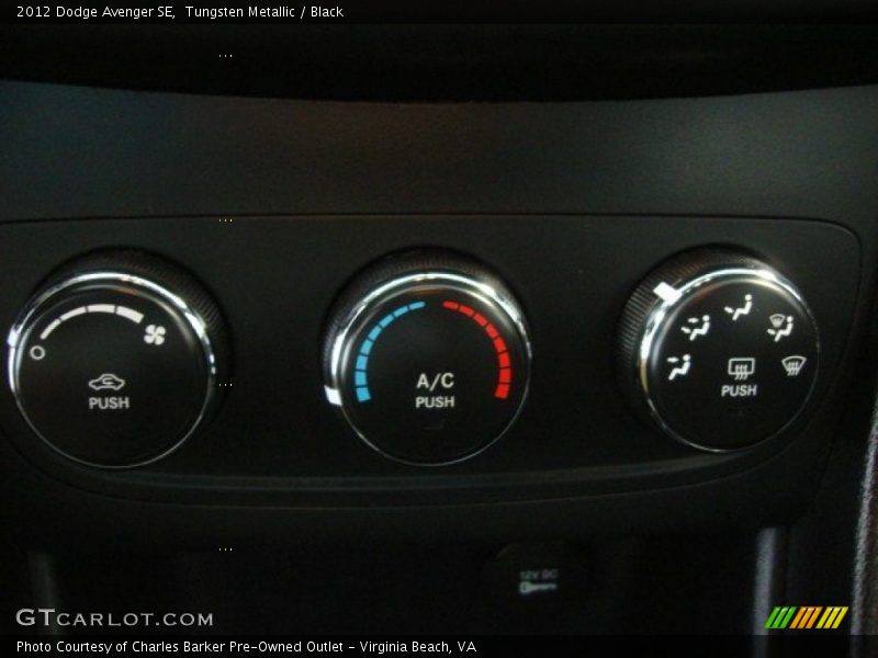 Tungsten Metallic / Black 2012 Dodge Avenger SE