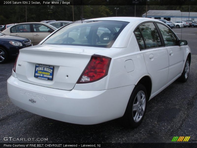 Polar White / Beige 2006 Saturn ION 2 Sedan