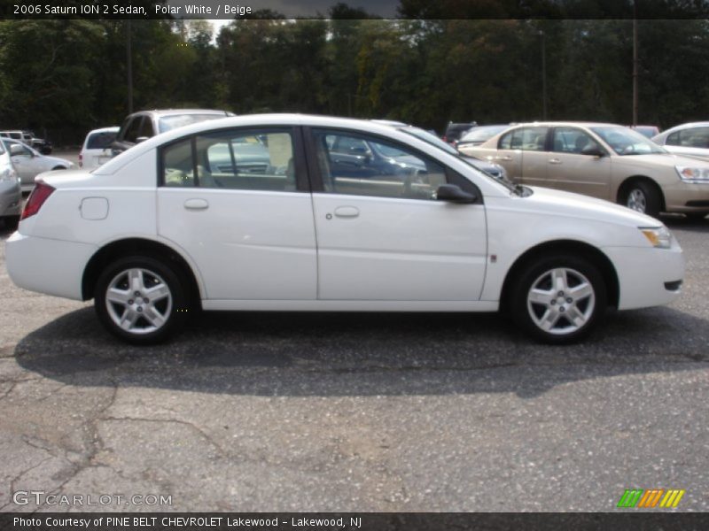 Polar White / Beige 2006 Saturn ION 2 Sedan