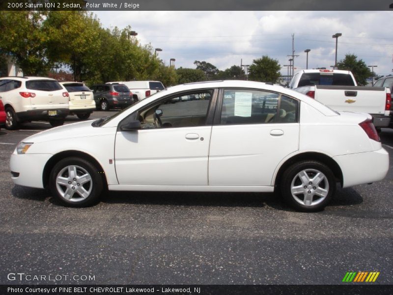 Polar White / Beige 2006 Saturn ION 2 Sedan