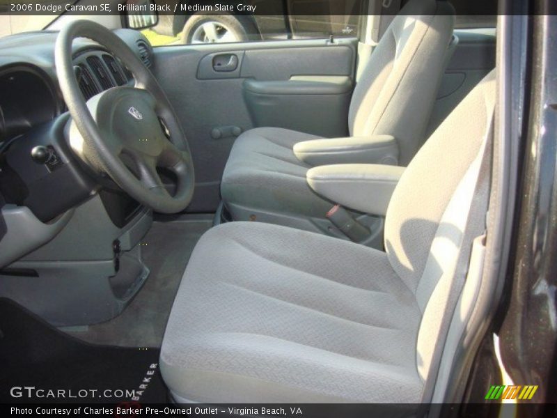 Brilliant Black / Medium Slate Gray 2006 Dodge Caravan SE