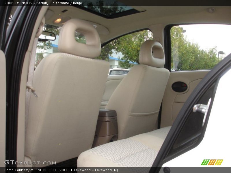 Polar White / Beige 2006 Saturn ION 2 Sedan