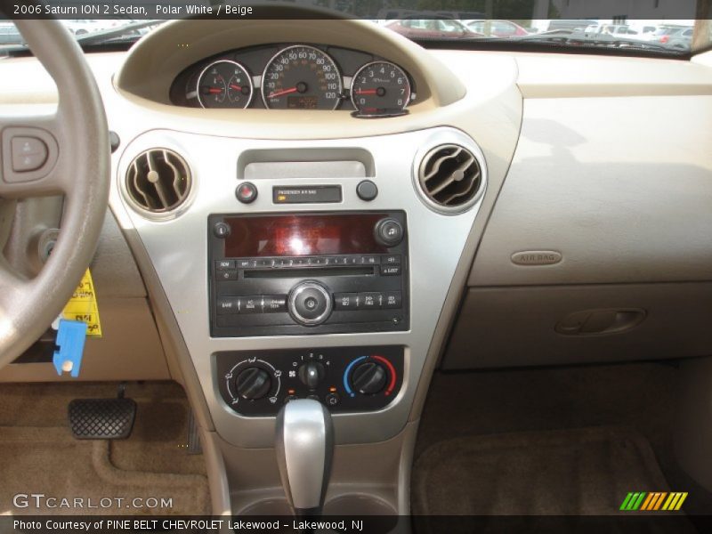 Polar White / Beige 2006 Saturn ION 2 Sedan