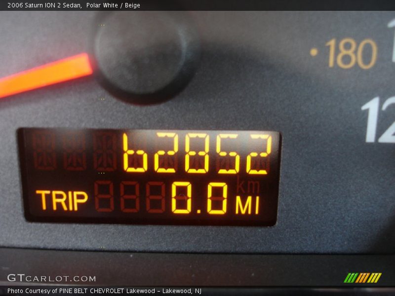 Polar White / Beige 2006 Saturn ION 2 Sedan
