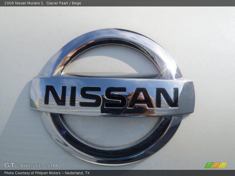 Glacier Pearl / Beige 2009 Nissan Murano S