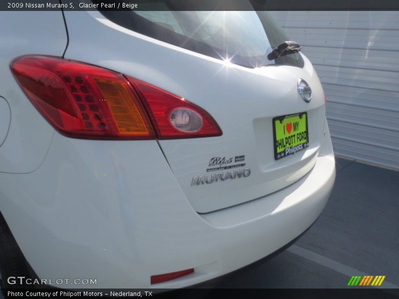 Glacier Pearl / Beige 2009 Nissan Murano S