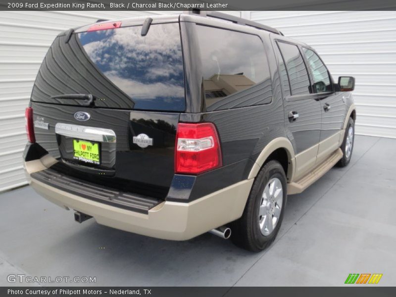 Black / Charcoal Black/Chaparral Leather 2009 Ford Expedition King Ranch