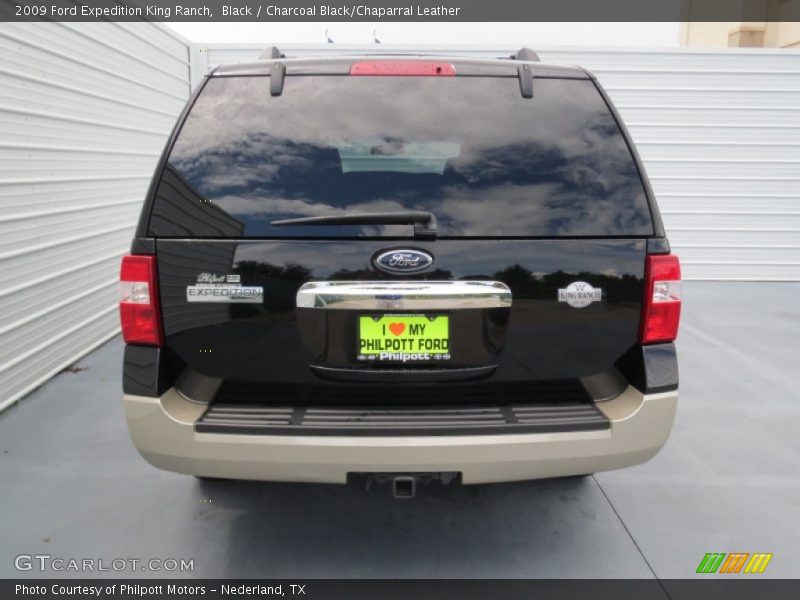 Black / Charcoal Black/Chaparral Leather 2009 Ford Expedition King Ranch