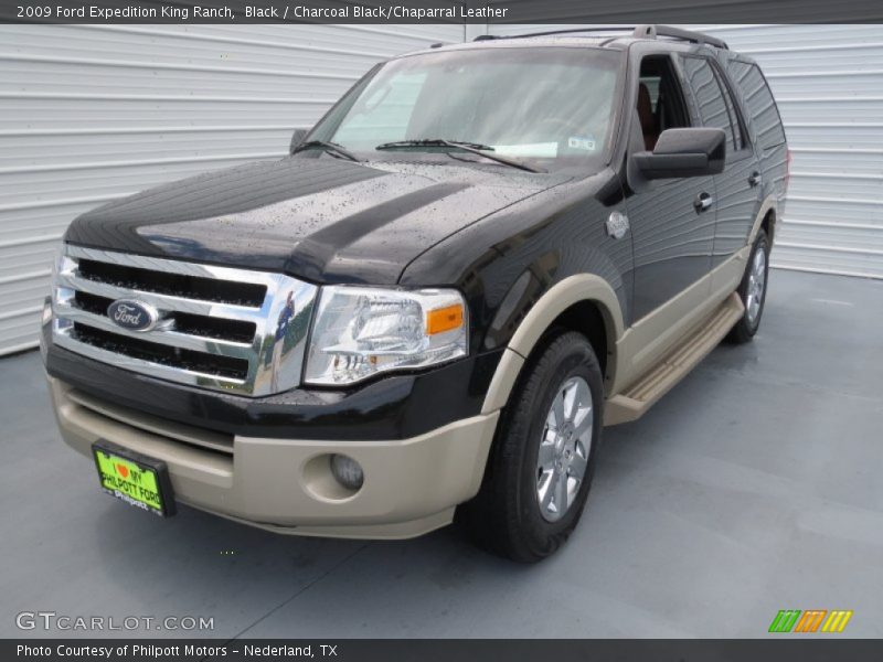 Black / Charcoal Black/Chaparral Leather 2009 Ford Expedition King Ranch