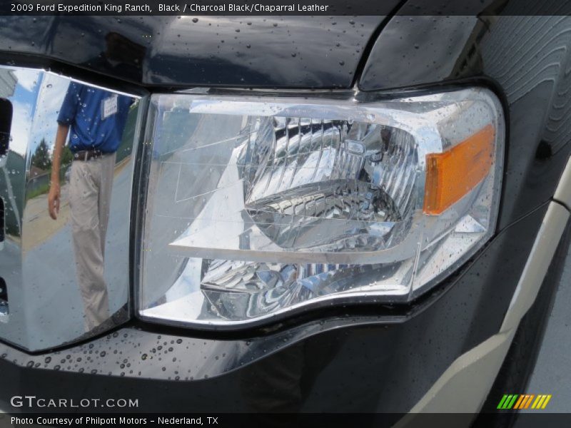 Black / Charcoal Black/Chaparral Leather 2009 Ford Expedition King Ranch