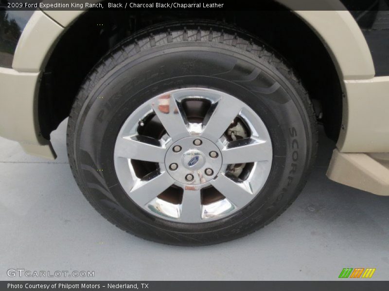 Black / Charcoal Black/Chaparral Leather 2009 Ford Expedition King Ranch