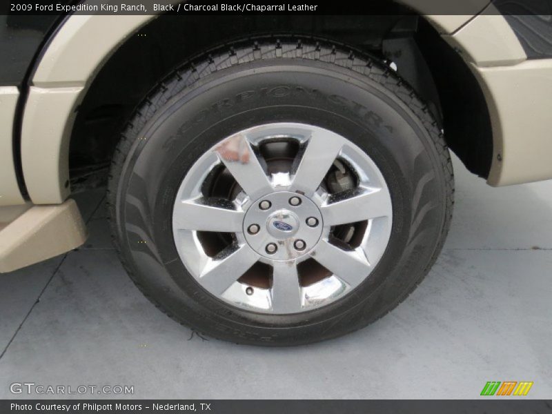 Black / Charcoal Black/Chaparral Leather 2009 Ford Expedition King Ranch