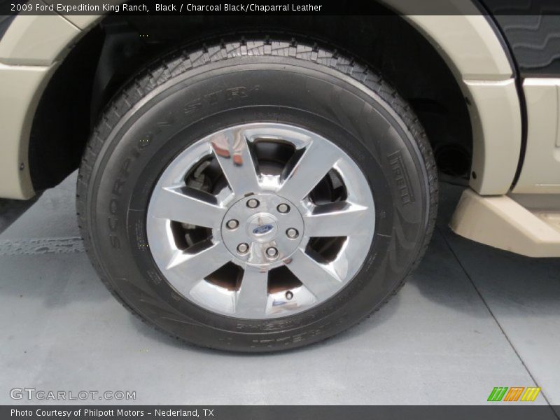 Black / Charcoal Black/Chaparral Leather 2009 Ford Expedition King Ranch