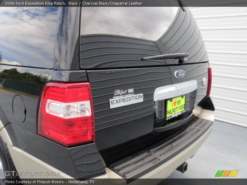 Black / Charcoal Black/Chaparral Leather 2009 Ford Expedition King Ranch