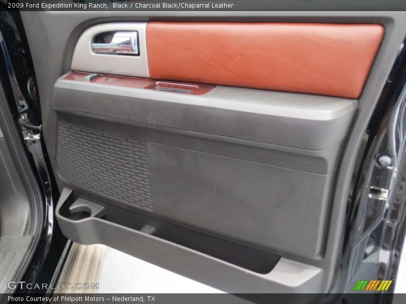 Black / Charcoal Black/Chaparral Leather 2009 Ford Expedition King Ranch