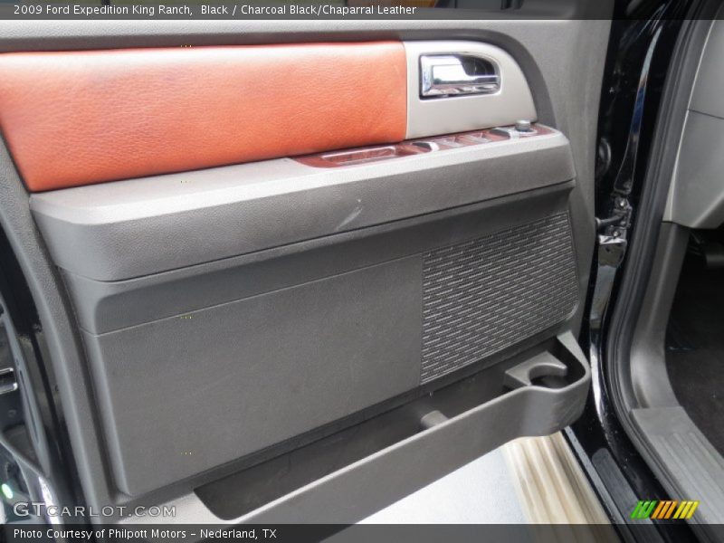 Black / Charcoal Black/Chaparral Leather 2009 Ford Expedition King Ranch