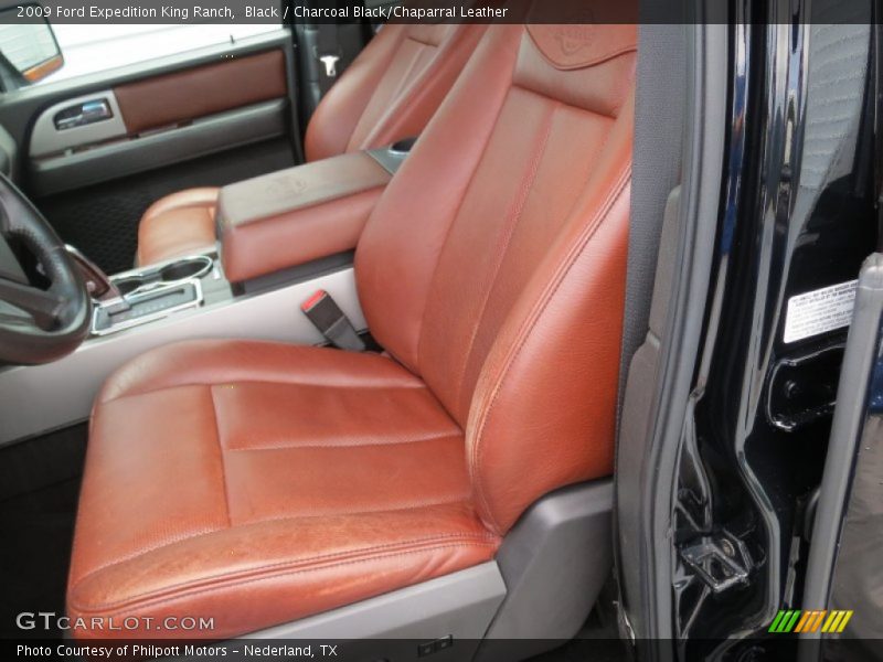 Black / Charcoal Black/Chaparral Leather 2009 Ford Expedition King Ranch