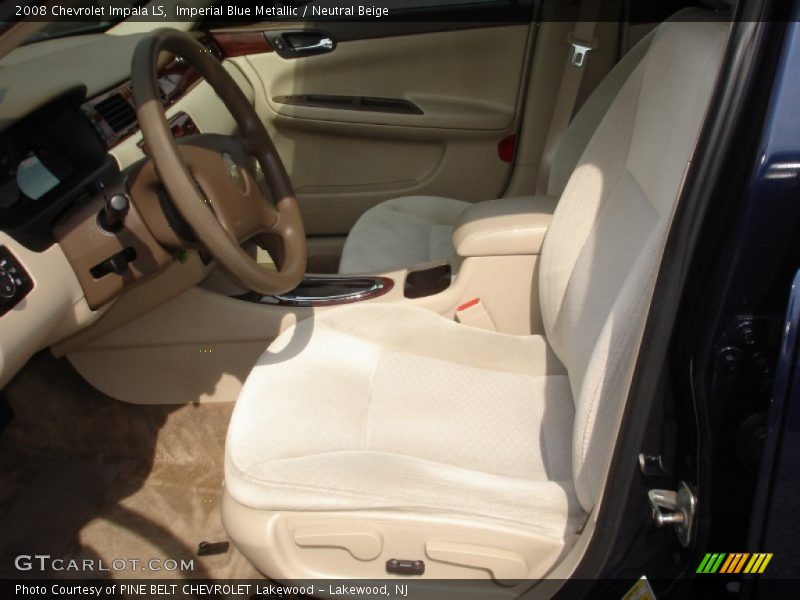 Imperial Blue Metallic / Neutral Beige 2008 Chevrolet Impala LS