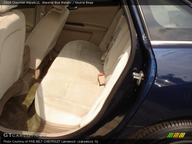Imperial Blue Metallic / Neutral Beige 2008 Chevrolet Impala LS