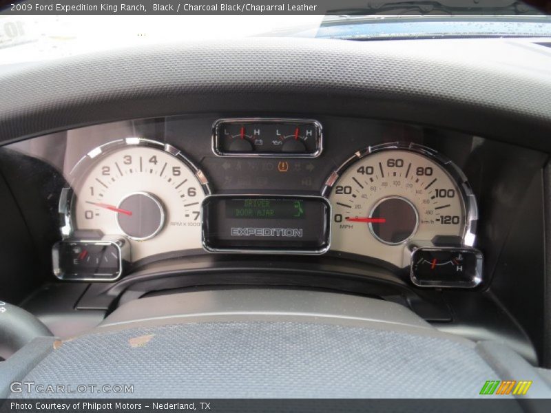 Black / Charcoal Black/Chaparral Leather 2009 Ford Expedition King Ranch