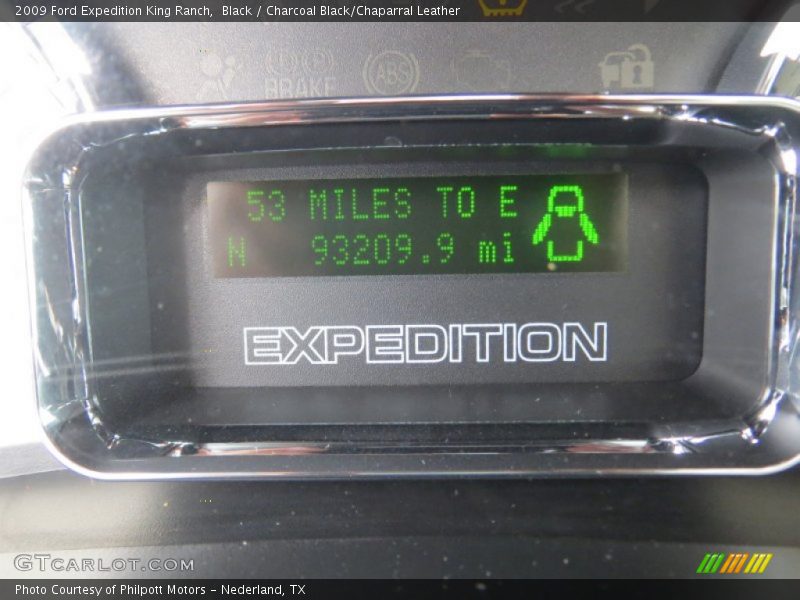 Black / Charcoal Black/Chaparral Leather 2009 Ford Expedition King Ranch