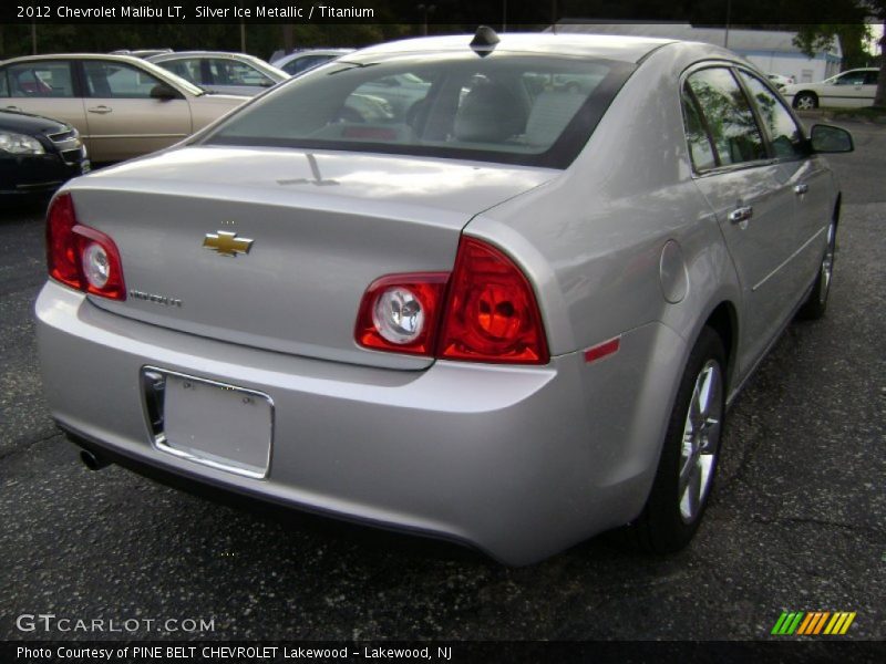 Silver Ice Metallic / Titanium 2012 Chevrolet Malibu LT