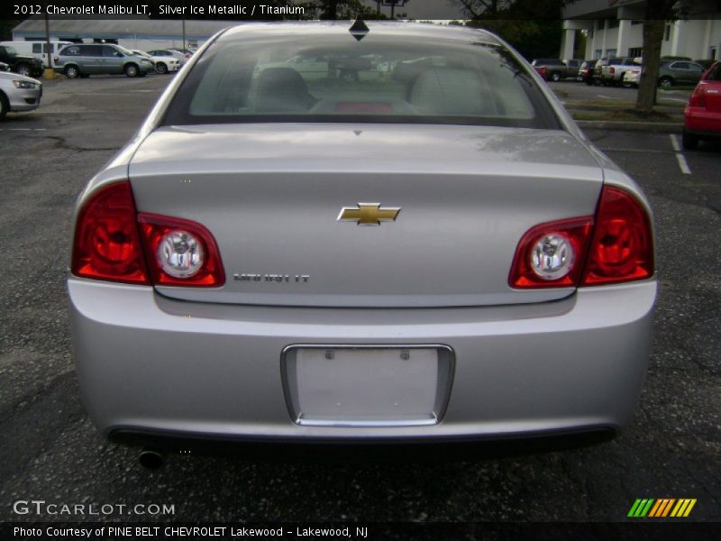 Silver Ice Metallic / Titanium 2012 Chevrolet Malibu LT