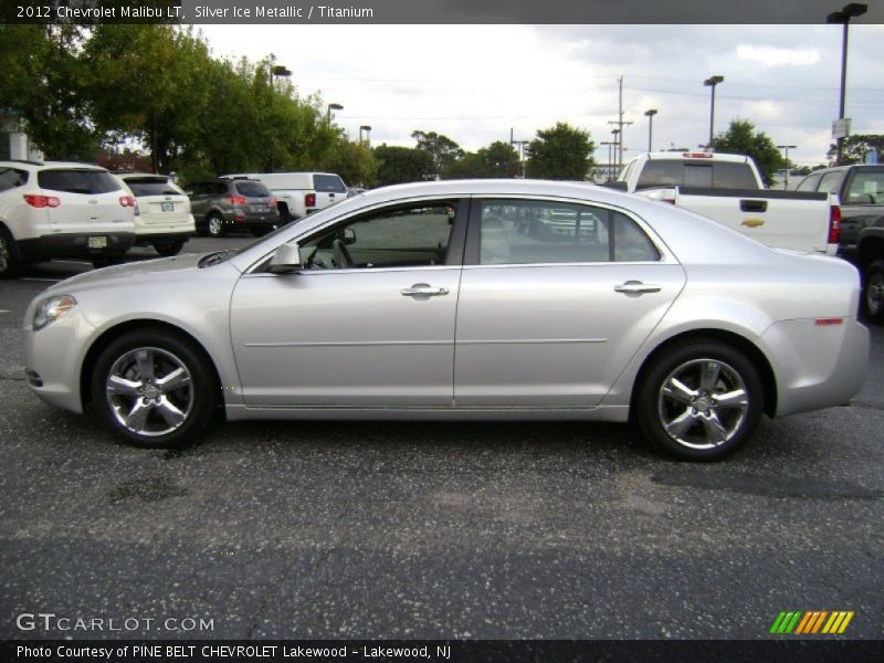 Silver Ice Metallic / Titanium 2012 Chevrolet Malibu LT