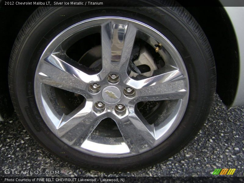 Silver Ice Metallic / Titanium 2012 Chevrolet Malibu LT