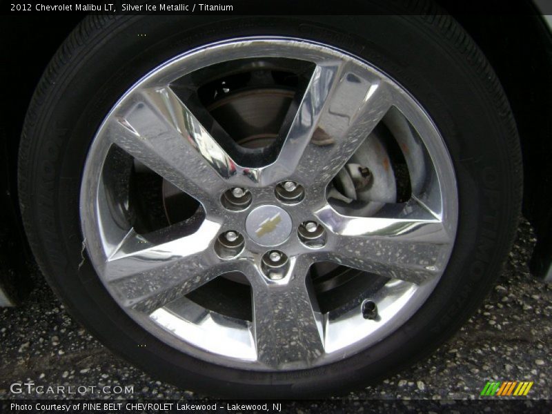 Silver Ice Metallic / Titanium 2012 Chevrolet Malibu LT