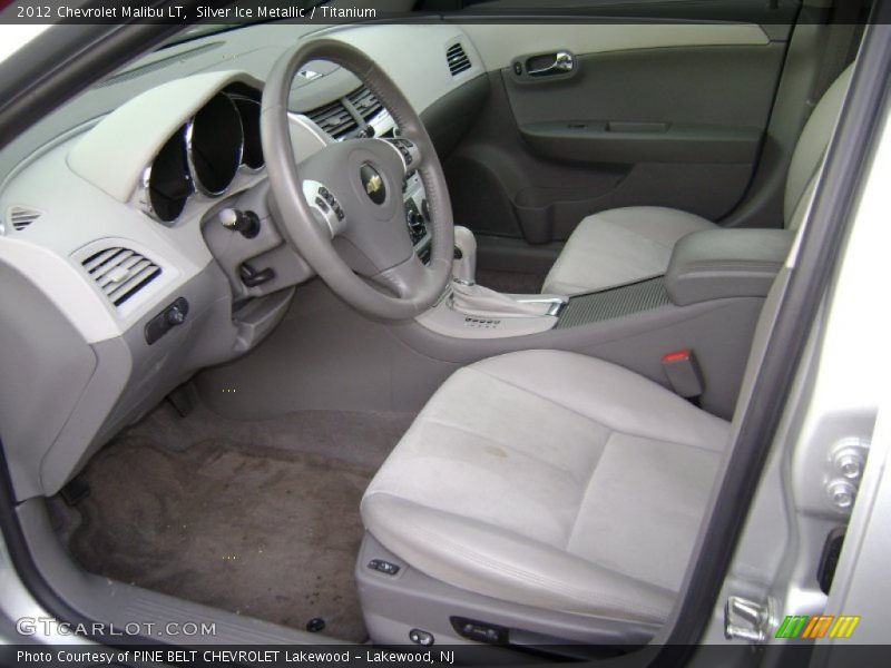 Silver Ice Metallic / Titanium 2012 Chevrolet Malibu LT