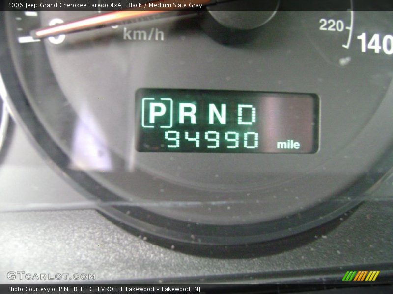 Black / Medium Slate Gray 2006 Jeep Grand Cherokee Laredo 4x4
