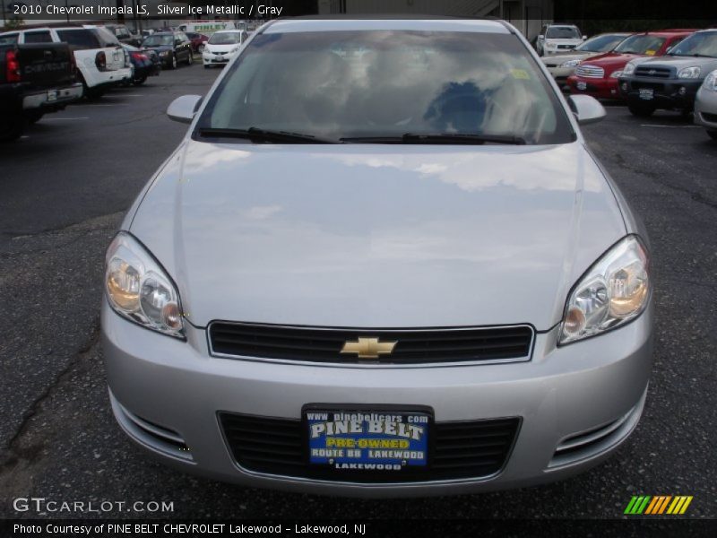 Silver Ice Metallic / Gray 2010 Chevrolet Impala LS