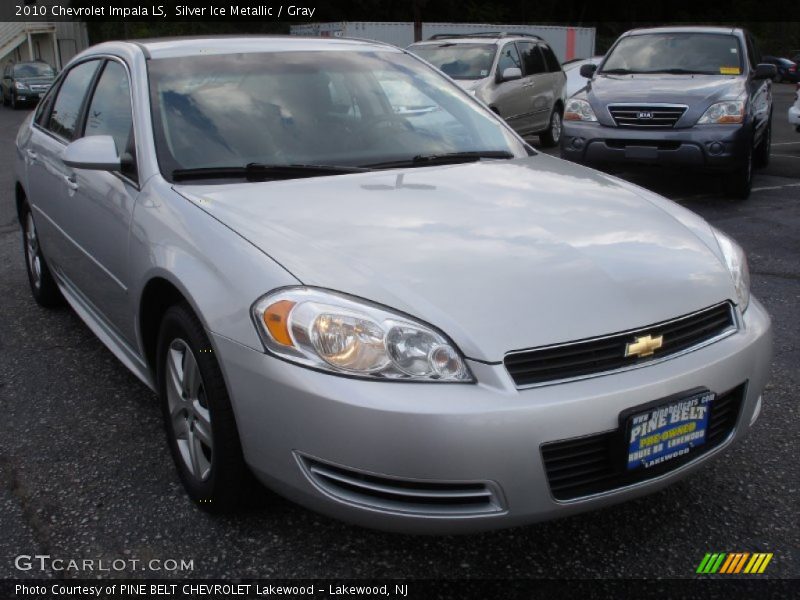 Silver Ice Metallic / Gray 2010 Chevrolet Impala LS