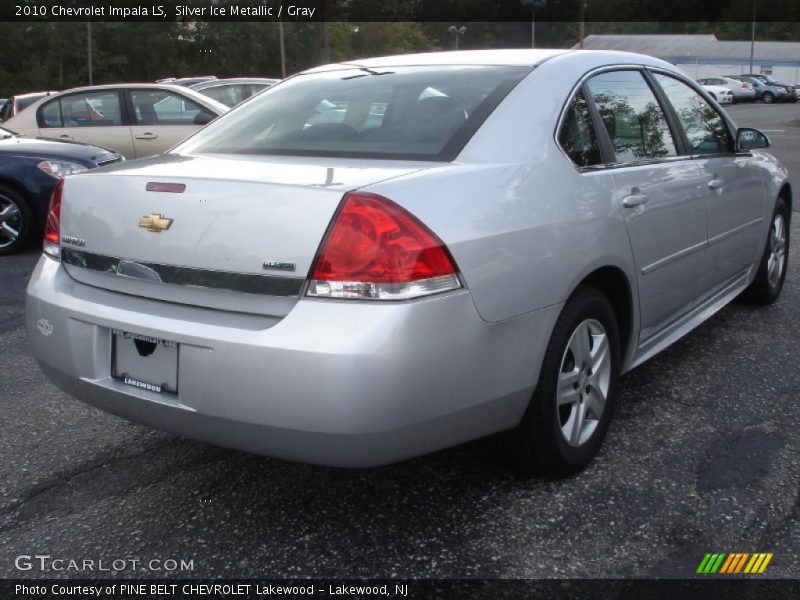Silver Ice Metallic / Gray 2010 Chevrolet Impala LS