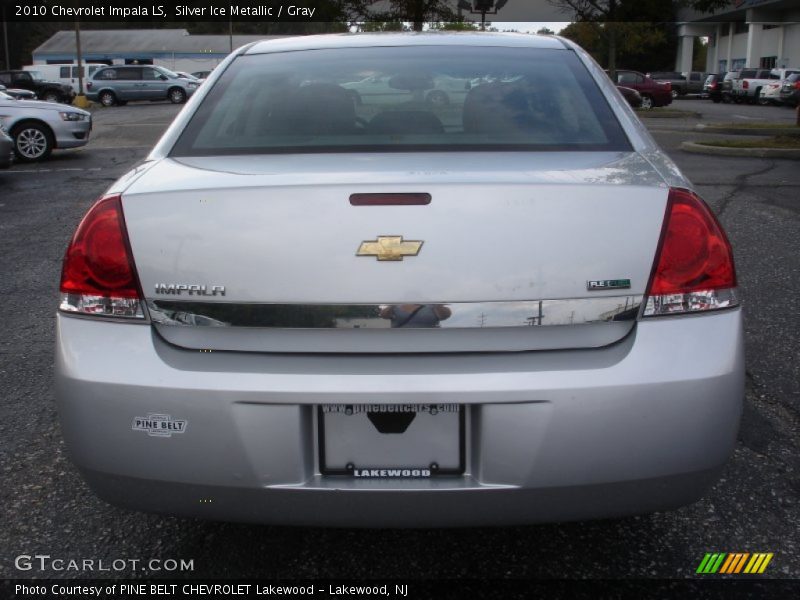Silver Ice Metallic / Gray 2010 Chevrolet Impala LS