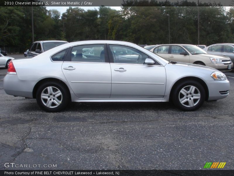 Silver Ice Metallic / Gray 2010 Chevrolet Impala LS