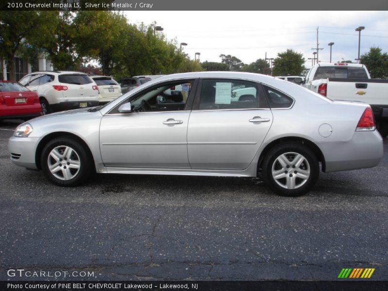 Silver Ice Metallic / Gray 2010 Chevrolet Impala LS