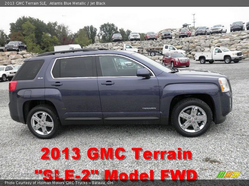 Atlantis Blue Metallic / Jet Black 2013 GMC Terrain SLE