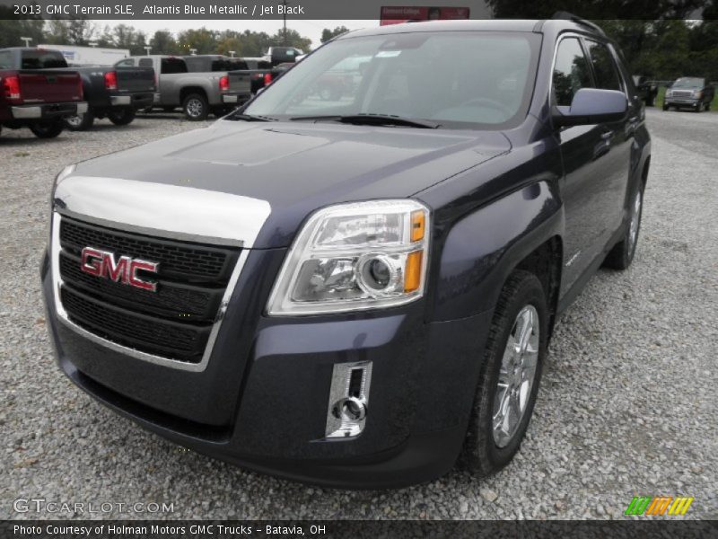 Atlantis Blue Metallic / Jet Black 2013 GMC Terrain SLE