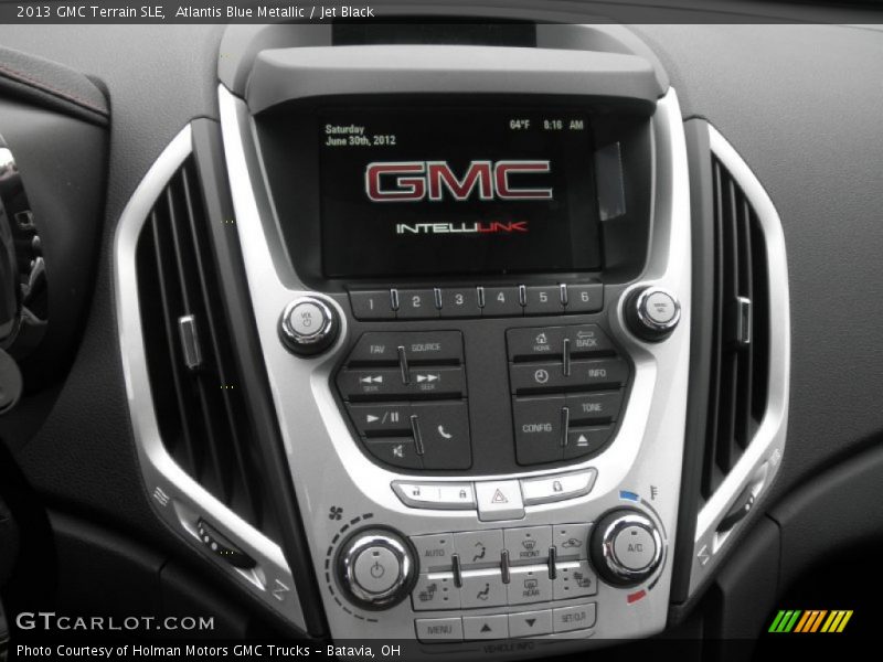 Atlantis Blue Metallic / Jet Black 2013 GMC Terrain SLE