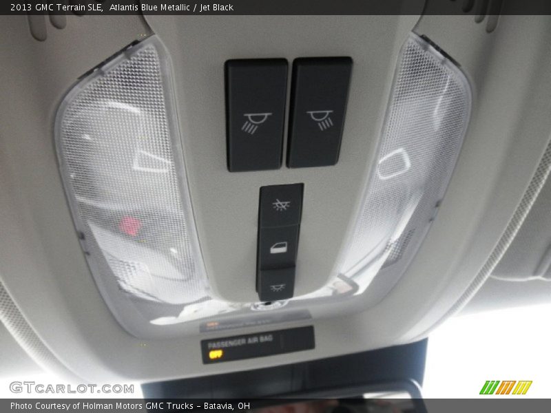 Atlantis Blue Metallic / Jet Black 2013 GMC Terrain SLE