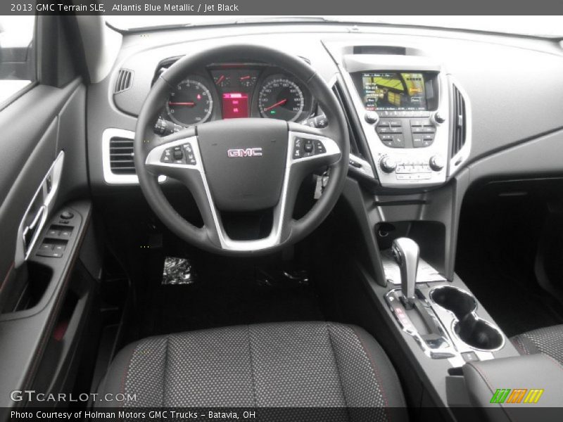 Atlantis Blue Metallic / Jet Black 2013 GMC Terrain SLE