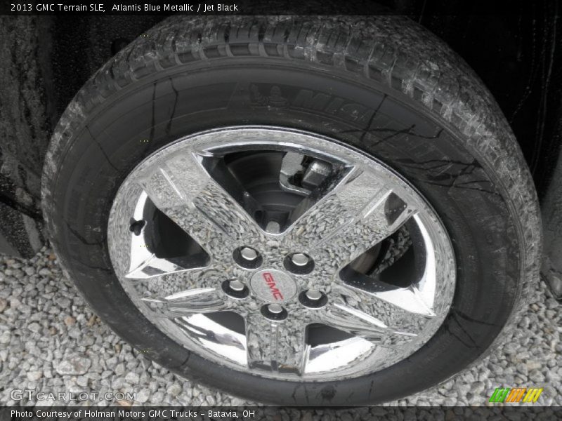 Atlantis Blue Metallic / Jet Black 2013 GMC Terrain SLE