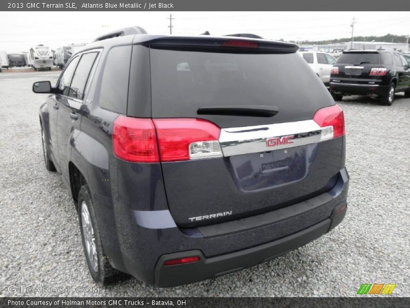 Atlantis Blue Metallic / Jet Black 2013 GMC Terrain SLE