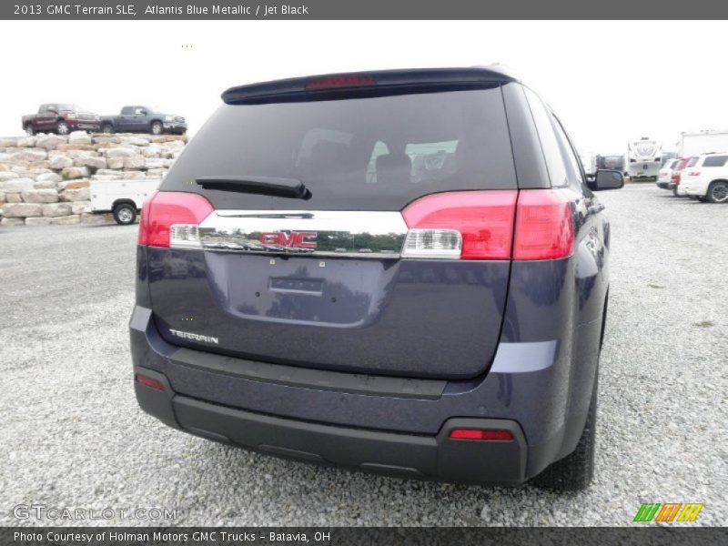 Atlantis Blue Metallic / Jet Black 2013 GMC Terrain SLE
