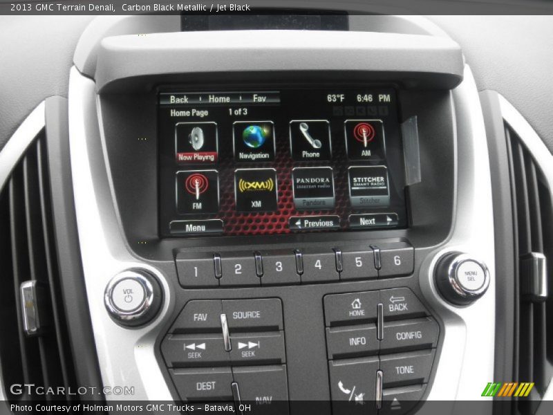 Carbon Black Metallic / Jet Black 2013 GMC Terrain Denali