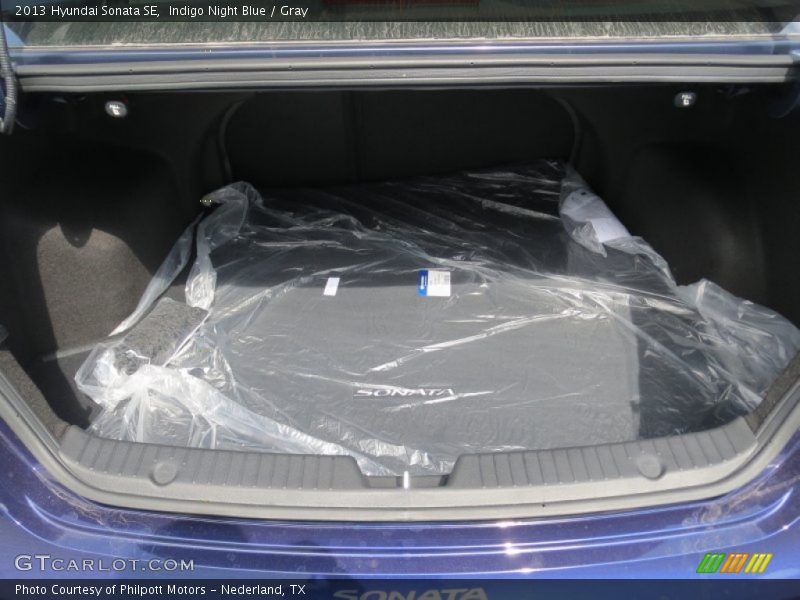 Indigo Night Blue / Gray 2013 Hyundai Sonata SE